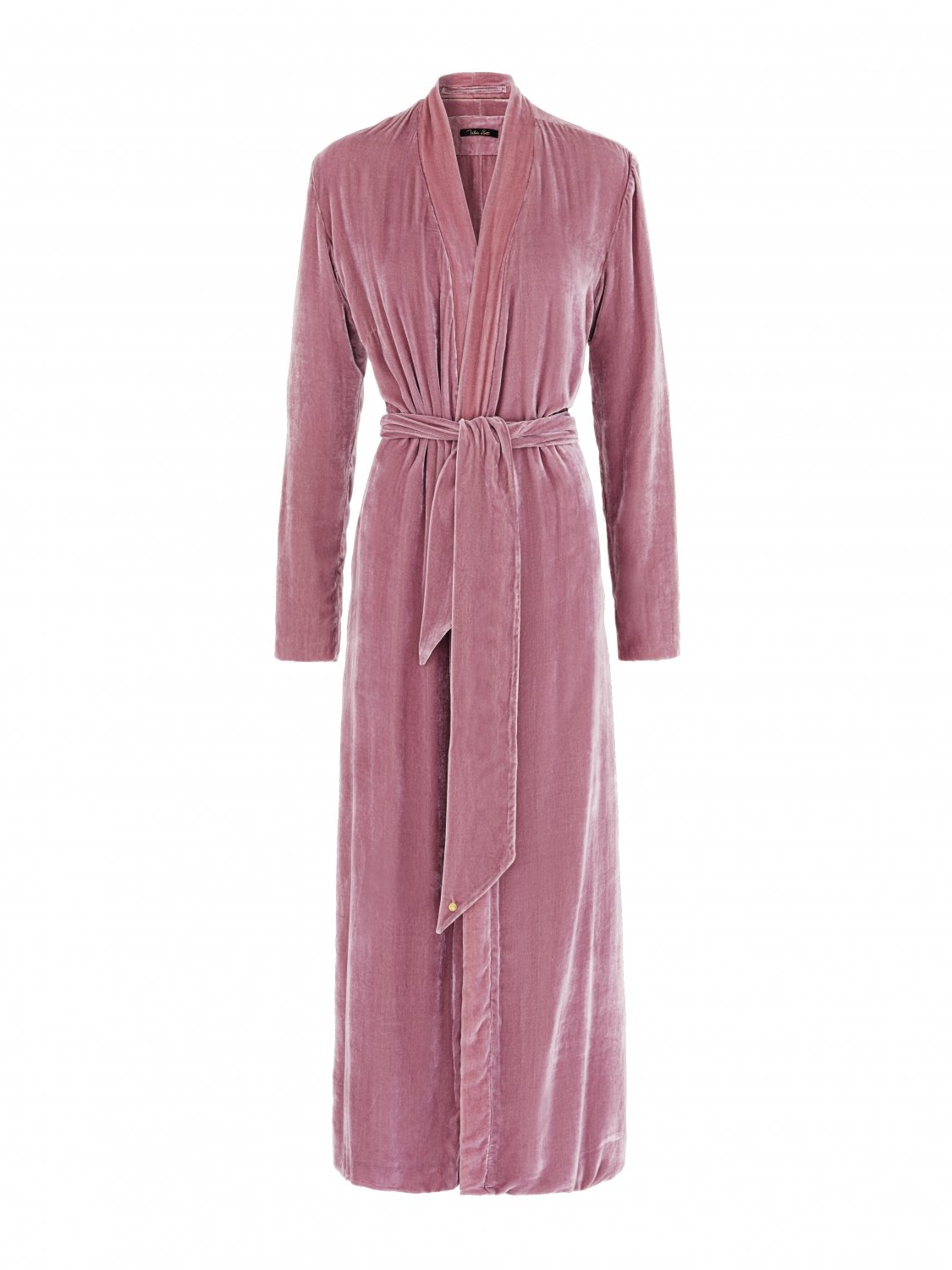 long velvet dressing gown