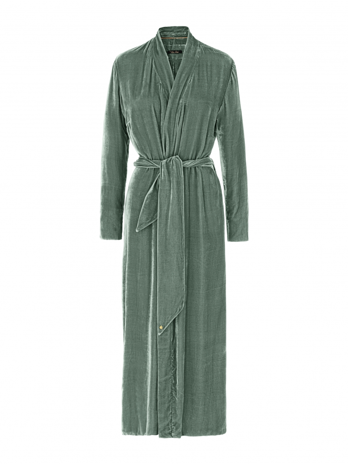 Luxury Dressing Gown Jade Silk Velvet All Vibeke Scott Luxury Dressing Gown Jade Silk Velvet
