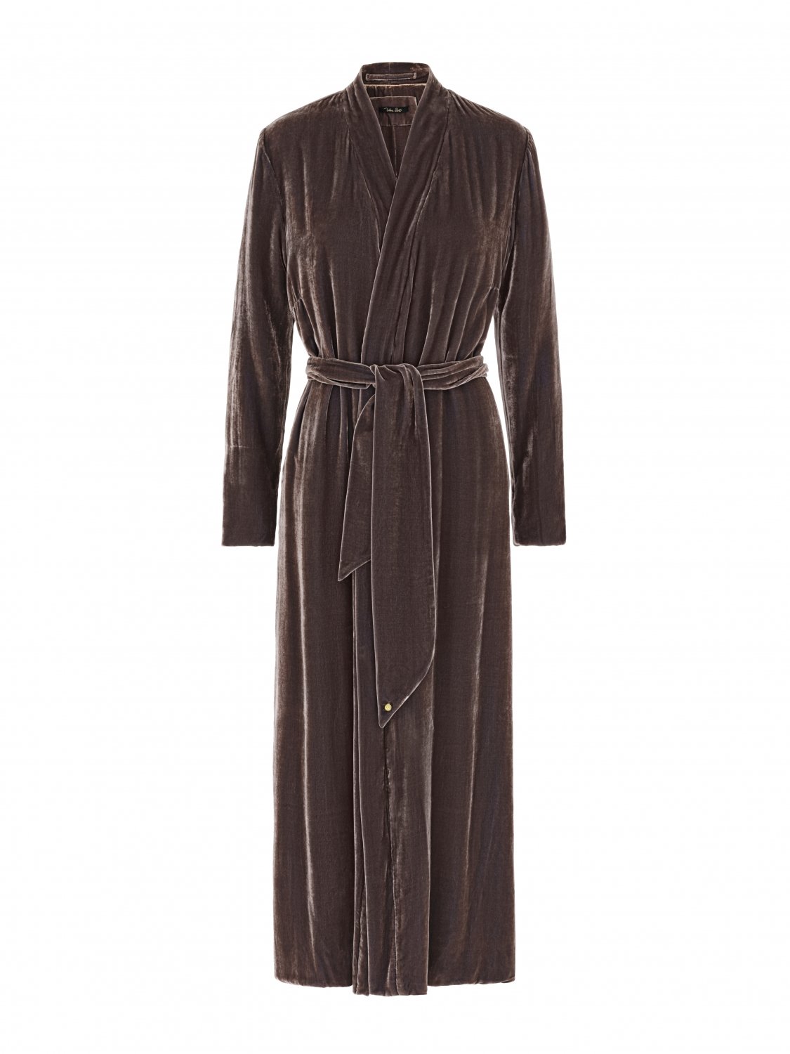 long velvet dressing gown